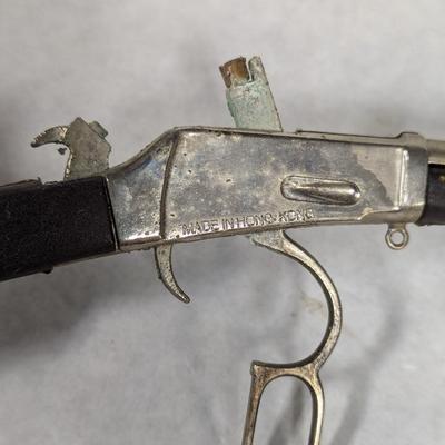 Vintage Miniature Lever Action Toy Cowboy Rifle Hong Kong