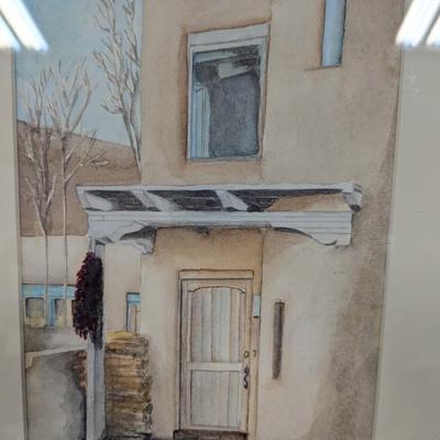 Framed M. Kenyon "Shirley's Place" Art