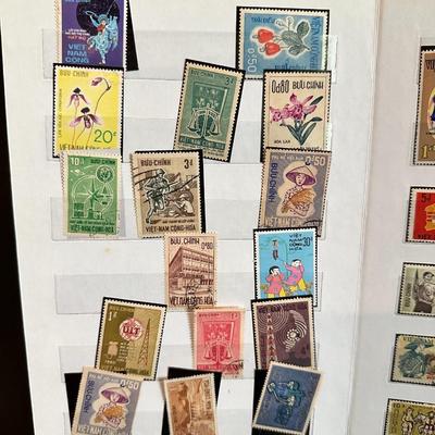 Stamp Album w. stamps