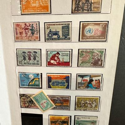 Stamp Album w. stamps