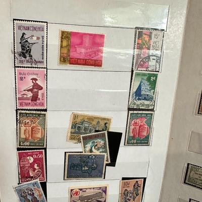 Stamp Album w. stamps