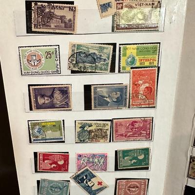 Stamp Album w. stamps