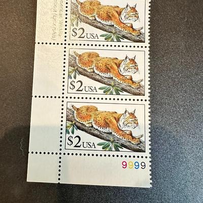 Scott# 2482 “BOBCAT” PLATE