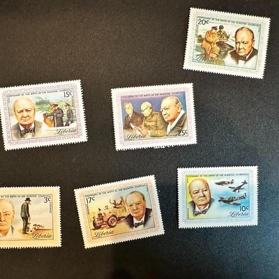Churchhill Various stamp lot