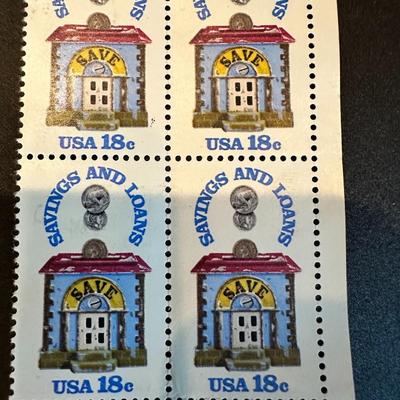 18 Cents Saving the Loans Stamps