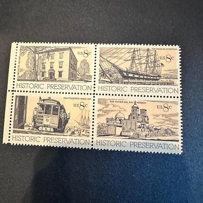 8 Cents Historic Preservation Stamps