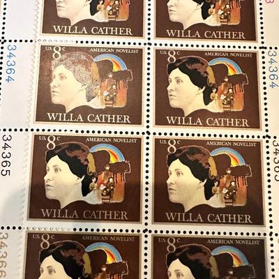 8 Cents Willa Cather Stamps