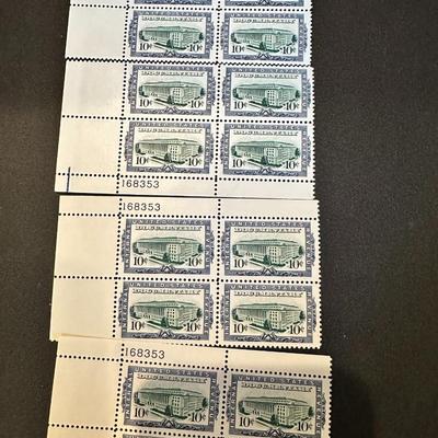 US SC# R734 MNH FVF 16 Block Internal Revenue Building Documentary