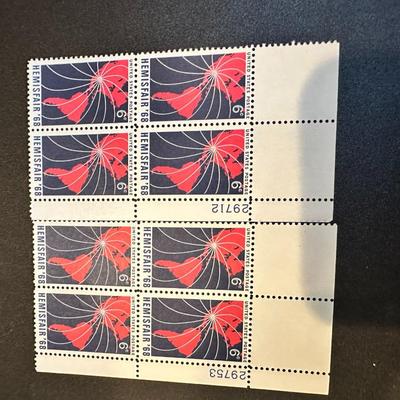 Hemisfair '68 USA 6 Cents Unused Block of 4Postage Stamps