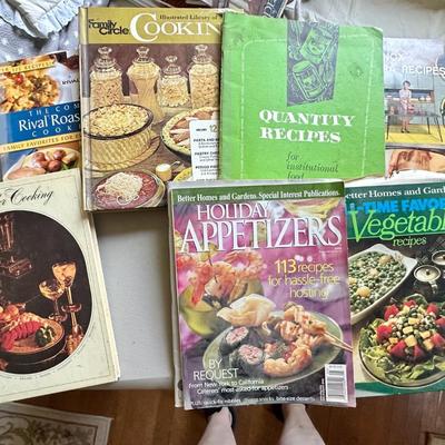 LOT of cooking books