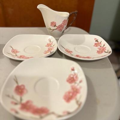 Vintage Metlox Poppy Trail Peach Blossom Set