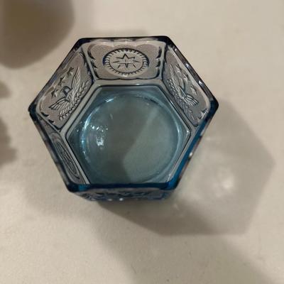 Vintage Tiara Exclusives Colonial Candy Box Blue