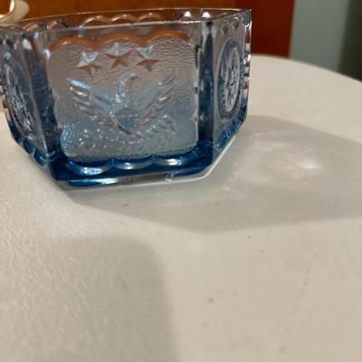 Vintage Tiara Exclusives Colonial Candy Box Blue