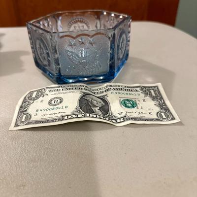 Vintage Tiara Exclusives Colonial Candy Box Blue