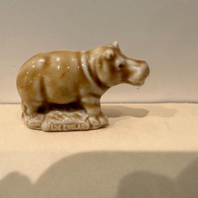 Vintage Wade England Miniature Porcelain “Hippo” Figurine
