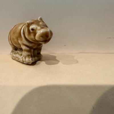 Vintage Wade England Miniature Porcelain “Hippo” Figurine