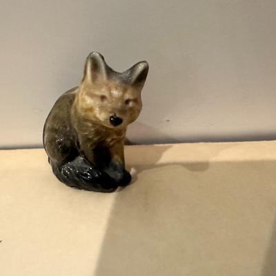 Minature Wade Whimsies Porcelain Figurines - Fox