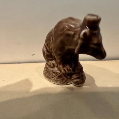 Minature Wade Whimsies Porcelain Figurines - Bear