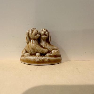 Minature Wade Whimsies Porcelain Figurines - Puppies