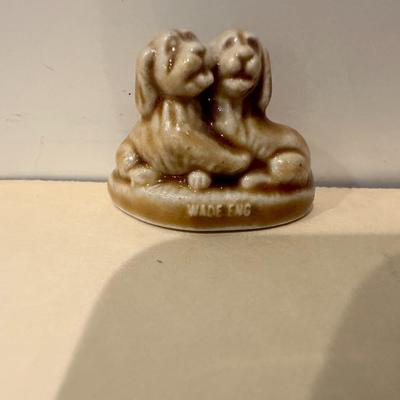 Minature Wade Whimsies Porcelain Figurines - Puppies