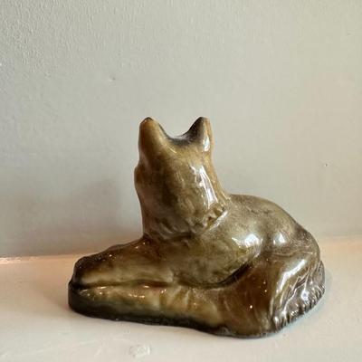 Minature Wade Whimsies Porcelain Figurines - Alsatain Hound