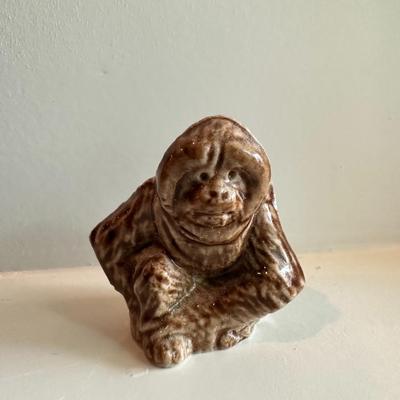 Minature Wade Whimsies Porcelain Figurines - Orangutan
