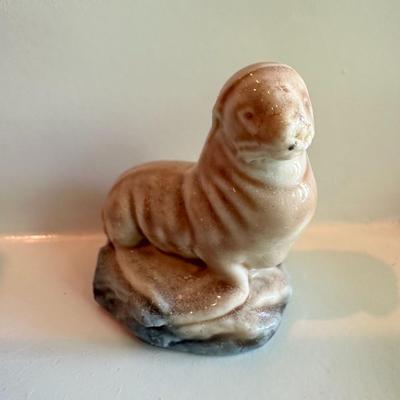Minature Wade Whimsies Porcelain Figurines - Seal