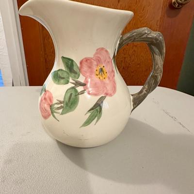 Vintage Franciscan Desert Rose 6 1/2" Water Milk Pitcher Made in England EUC