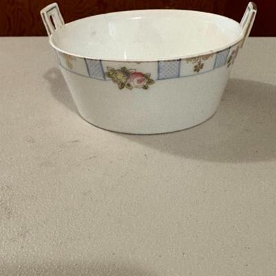 Noritake China Japan SHERIDAN Handled Butter Tub