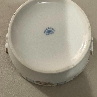 Noritake China Japan SHERIDAN Handled Butter Tub