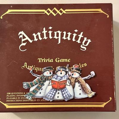 Antique Trivia Game