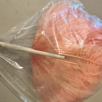 Vintage Light pink peach palm leaf dried palms leaves fan spear florist craft supplies everlasting boho beach home wedding décor...