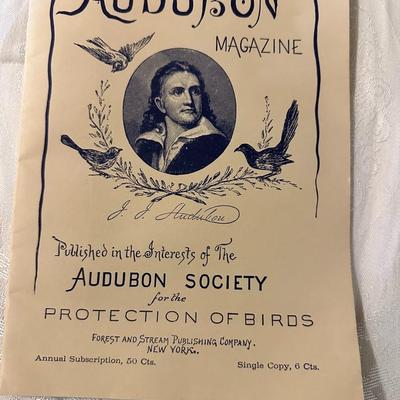 The Audubon Magazine (Premier Issue February, 1887, Facsimile)