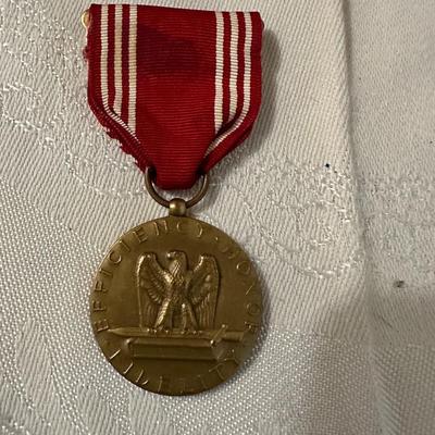 WWII Efficiency Honor Fidelity For Good Conduct Medal Ribbon