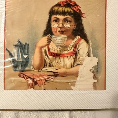 1880's - 90's a&P Tea co card