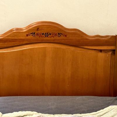 Antique headboard (mattress not included)