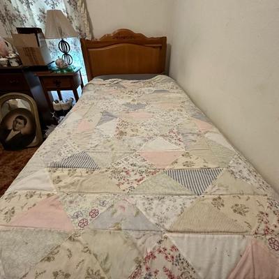 Antique headboard (mattress not included)