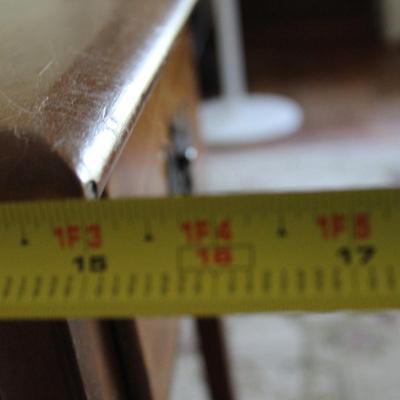 Vintage Antique Wood Stand Tapered Legs Dovetailed Drawer Peg Construction