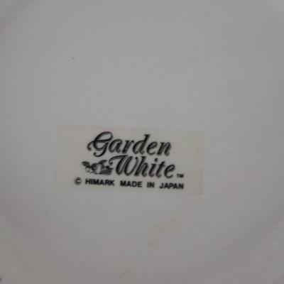 Garden White Teapot