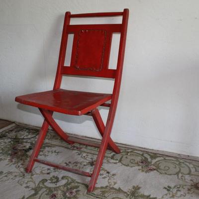 Vintage Red Chair
