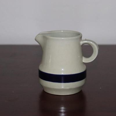 Vintage hand painted stoneware Japan creamer, vintage stoneware, stoneware, creamer, vintage creamer, hand painted creamer, vintage