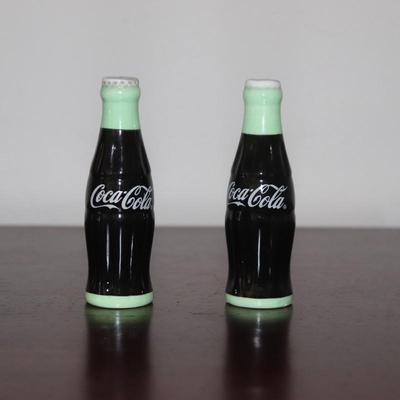 Coca-Cola 4 Ceramic Salt & Pepper Shakers
