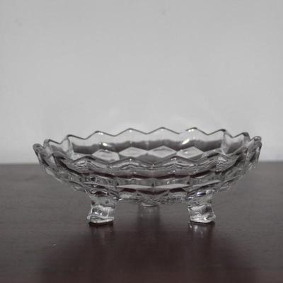 Lot of crystal and glass bowls