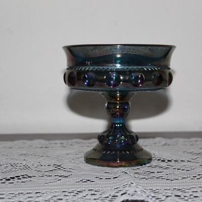 Carnival Glass Candy Compote