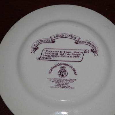 Picture plate of the grand canyon