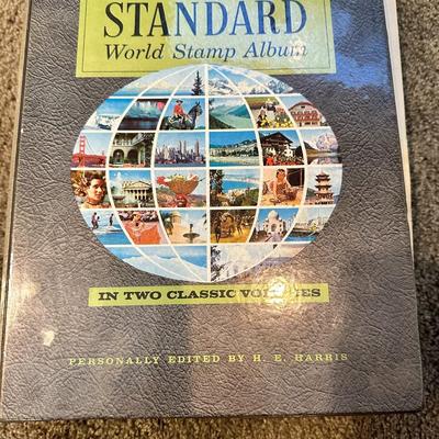 Standard world stamp album