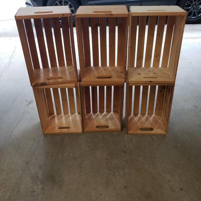Six Wooden Crates (G-KD)