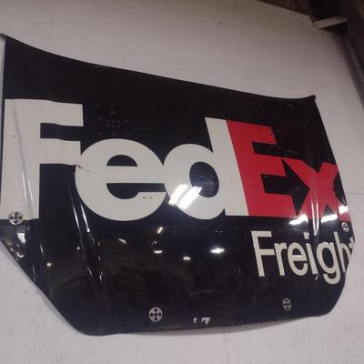 Original NASCAR Hood FedEX Advertising Sponsorship