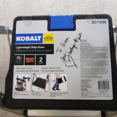 Wood and Kobalt Step Ladders (G-KD)
