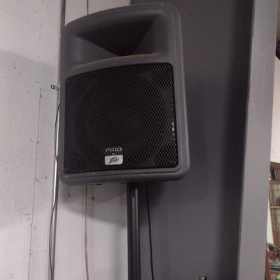 Prio Peavey Speaker with Telescoping Tripod Stand Choice A